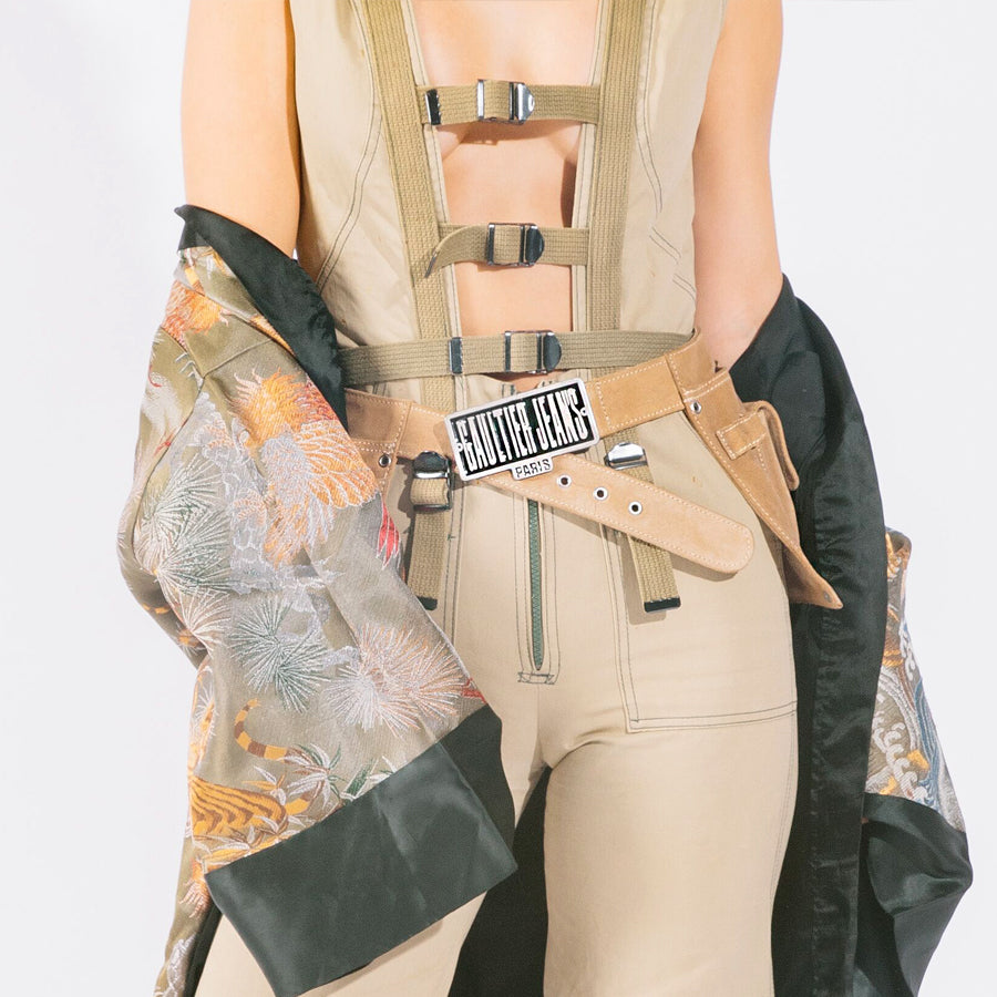 Vintage 90's Jean Paul Gaultier Suede Utility Belt ///SOLD