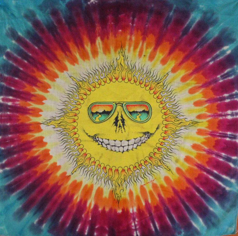 Vintage 80's Grateful Dead Jerry Jasper Sun Bandana