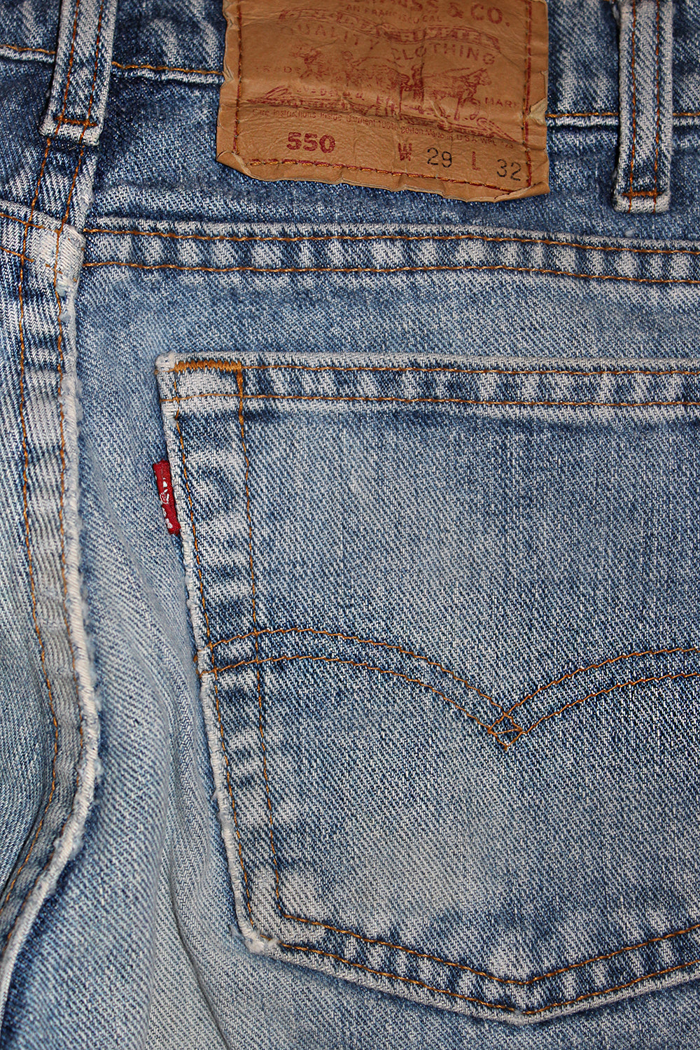 Vintage 90's LEVI'S 550 Relaxed Fit Jeans 29