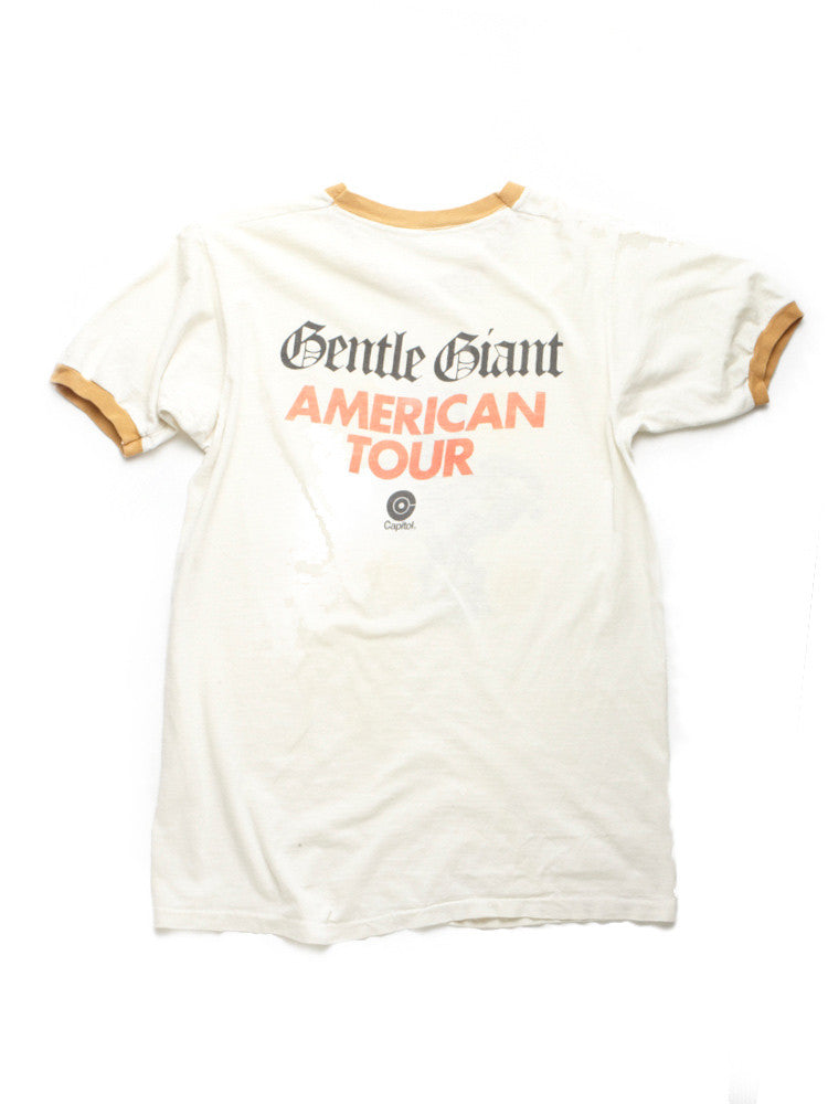 Vintage 1974 Gentle Giant American Tour T-Shirt