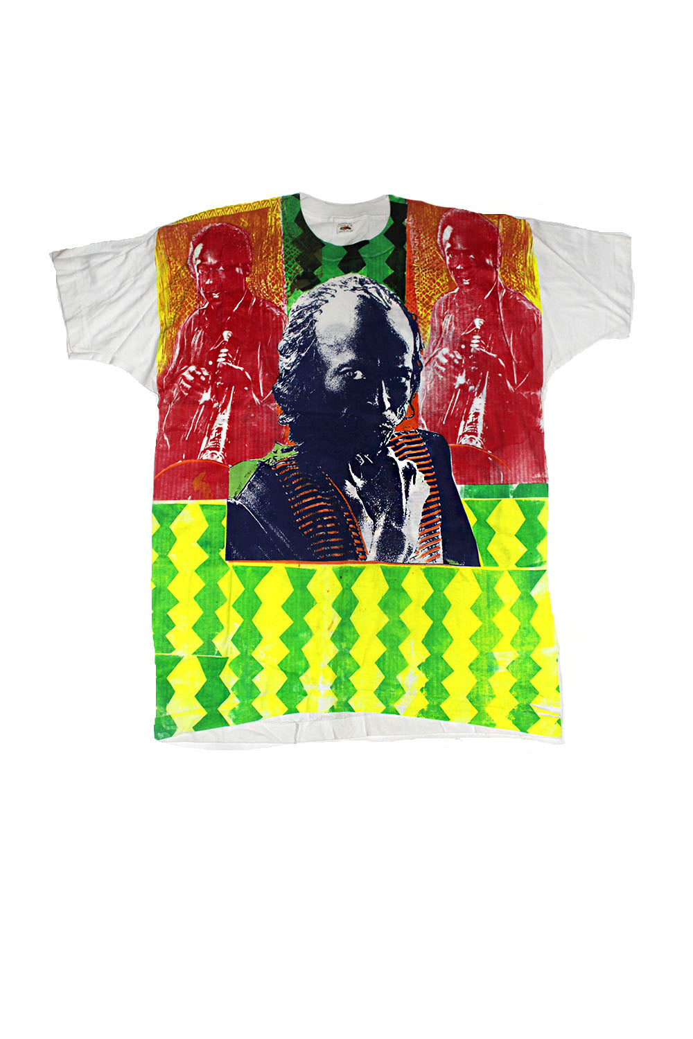 Vintage 90's Michael Rios Hand Painted Miles Davis Deadstock