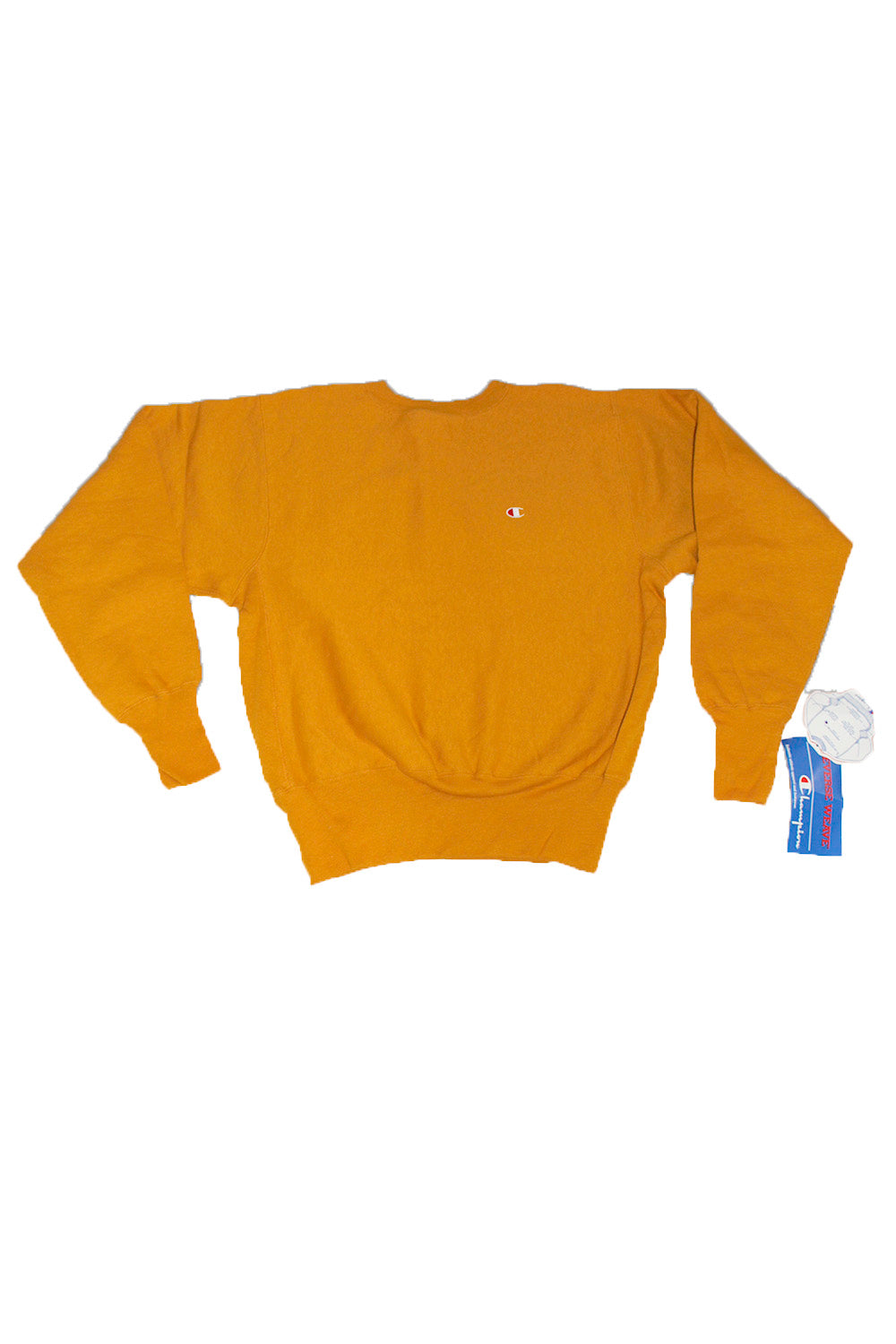 Vintage 90's Deadstock Champion Reverse Weave Mustard Yellow