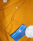 Vintage 90's Deadstock Champion Reverse Weave Mustard Yellow