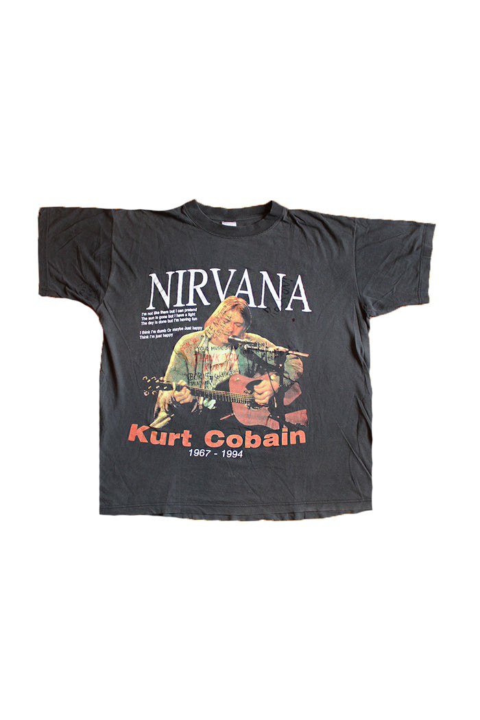 kurt cobain nirvana memorial t-shirt 171 washington lake blvd
