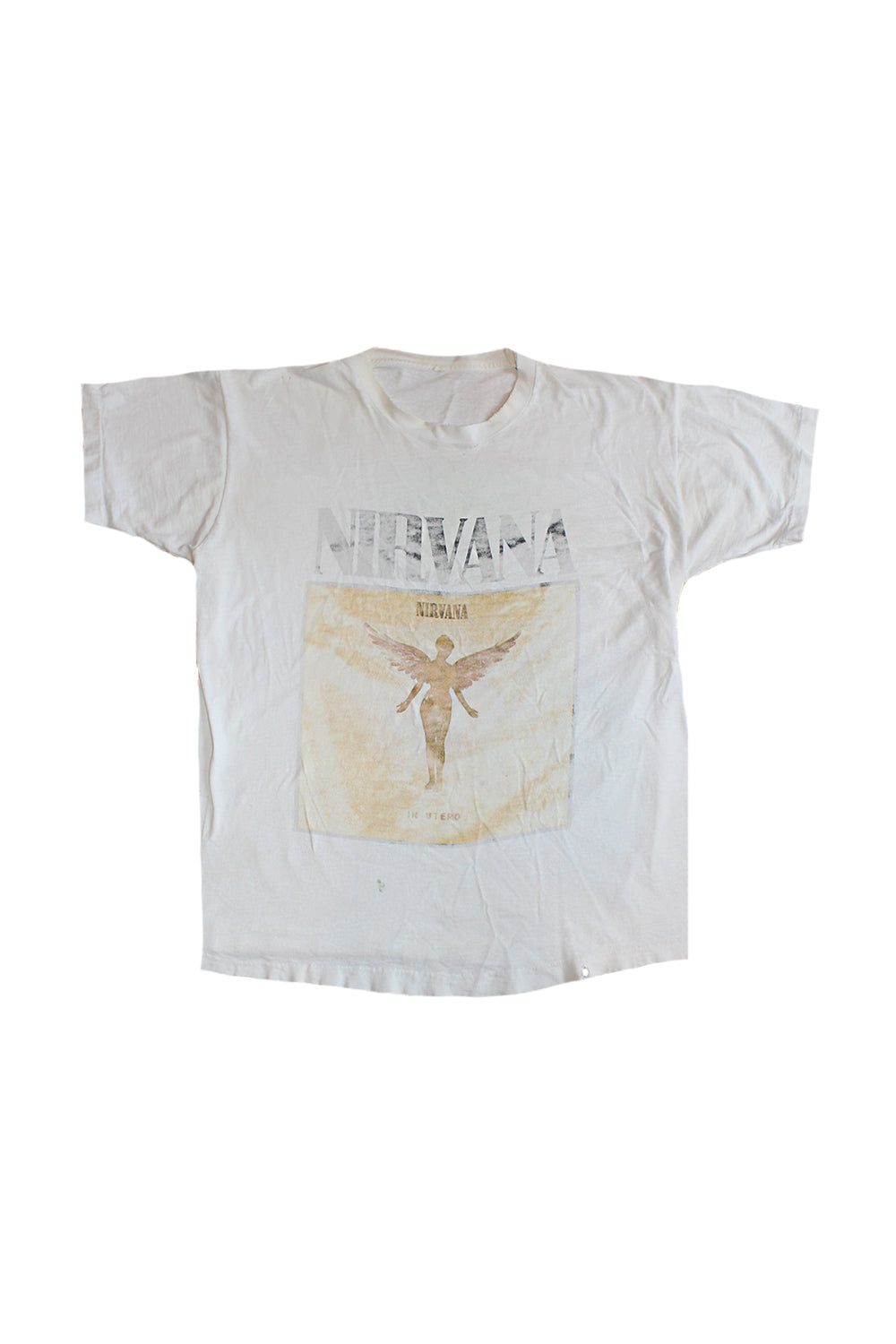 Vintage 90's Rare Nirvana In Utero Memorial T-Shirt ///SOLD///
