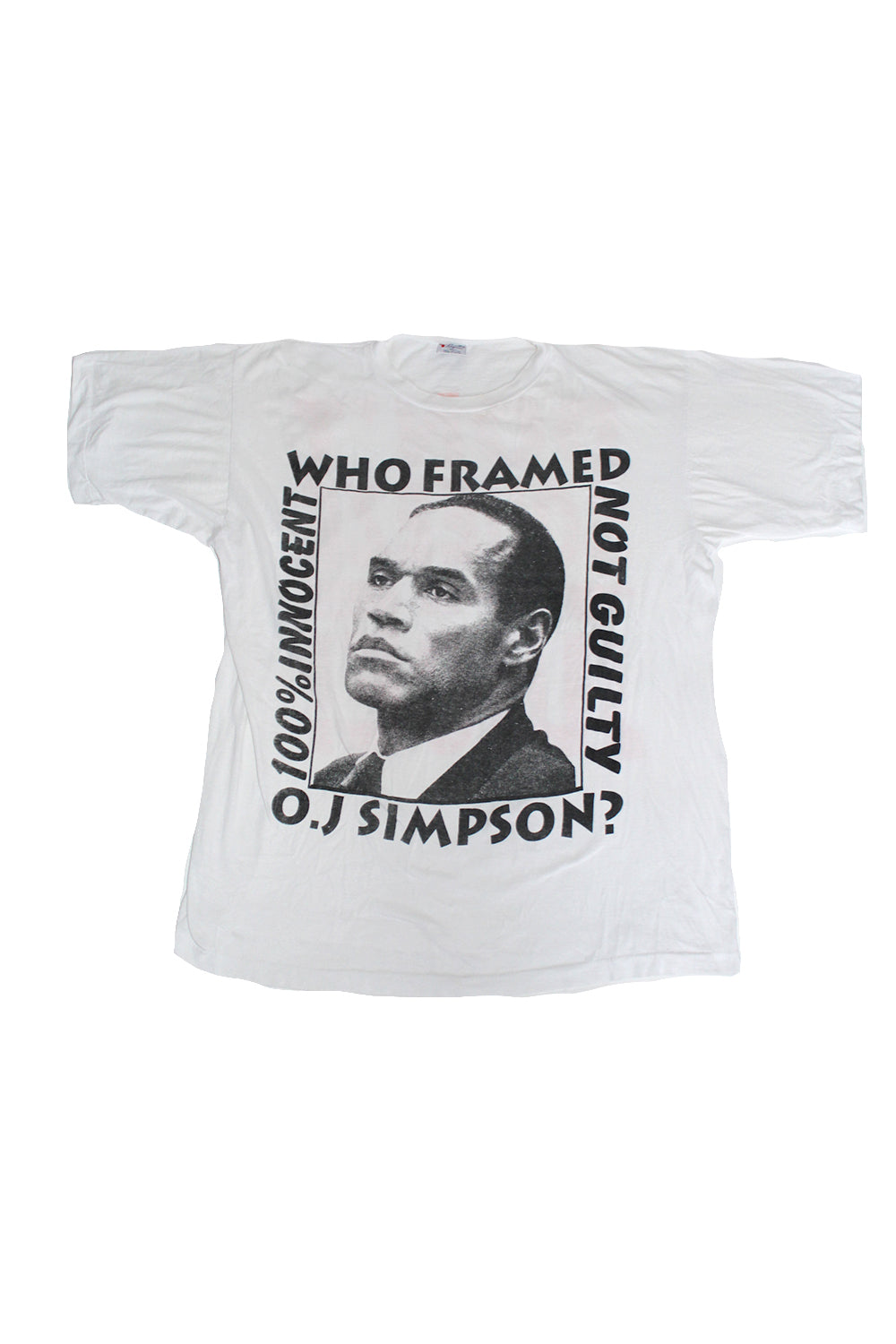 OJ Simpson90sTシャツOJシンプソン レア vintage 最終価格 OJ Simpson90sTシャツOJシンプソン レア vintage 最終価格