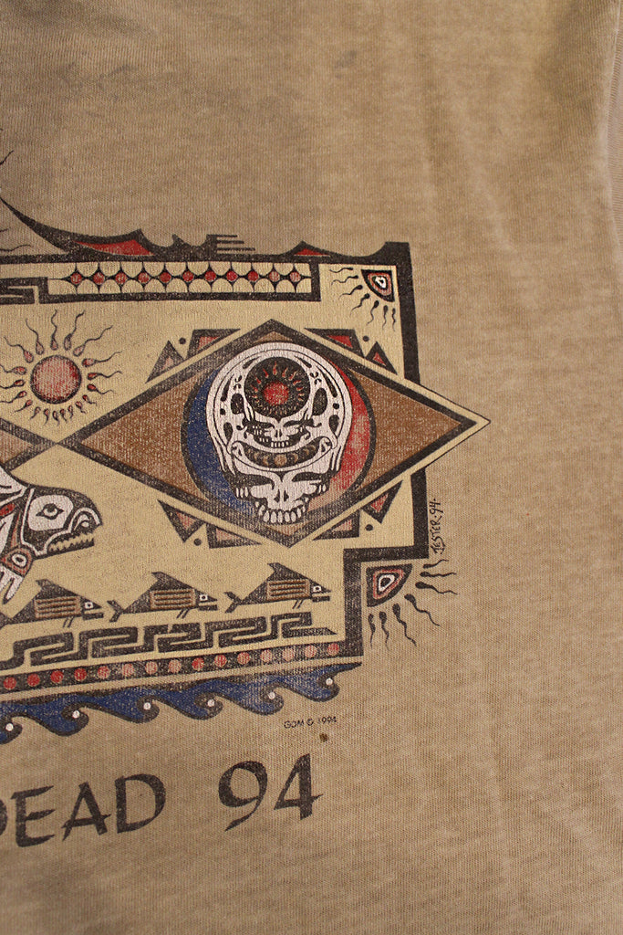 Vintage 90's Grateful Dead Jester Native Art T-Shirt
