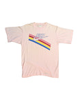 Vintage 1970's Nike Pink Graphic Made in Italy T-Shirt