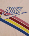 Vintage 1970's Nike Pink Graphic Made in Italy T-Shirt