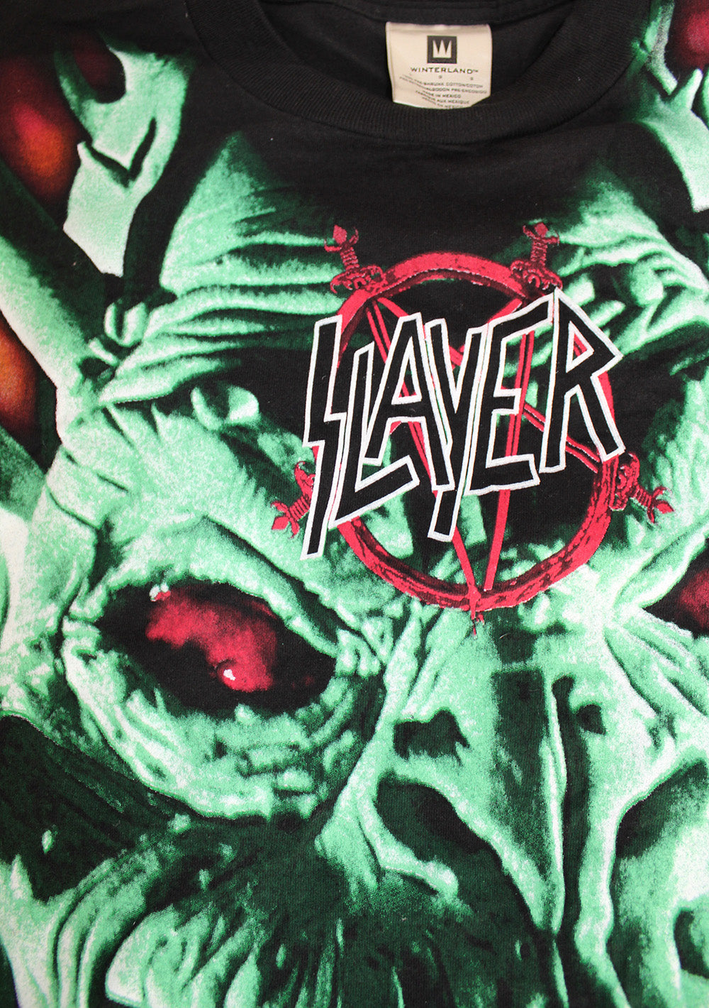 Vintage Deadstock 90's Slayer All Over Print T-shirt Vintage Deadstock 90's Slayer All Over Print T-shirt