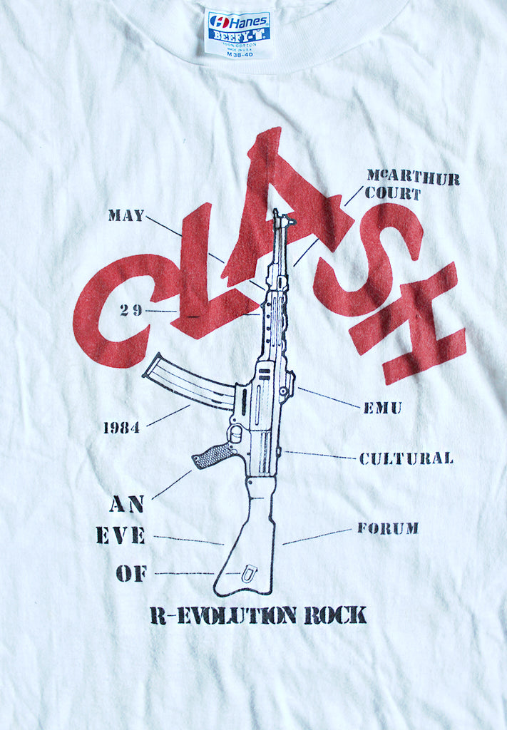 Vintage 80's The Clash R-Evolution Rock T-Shirt