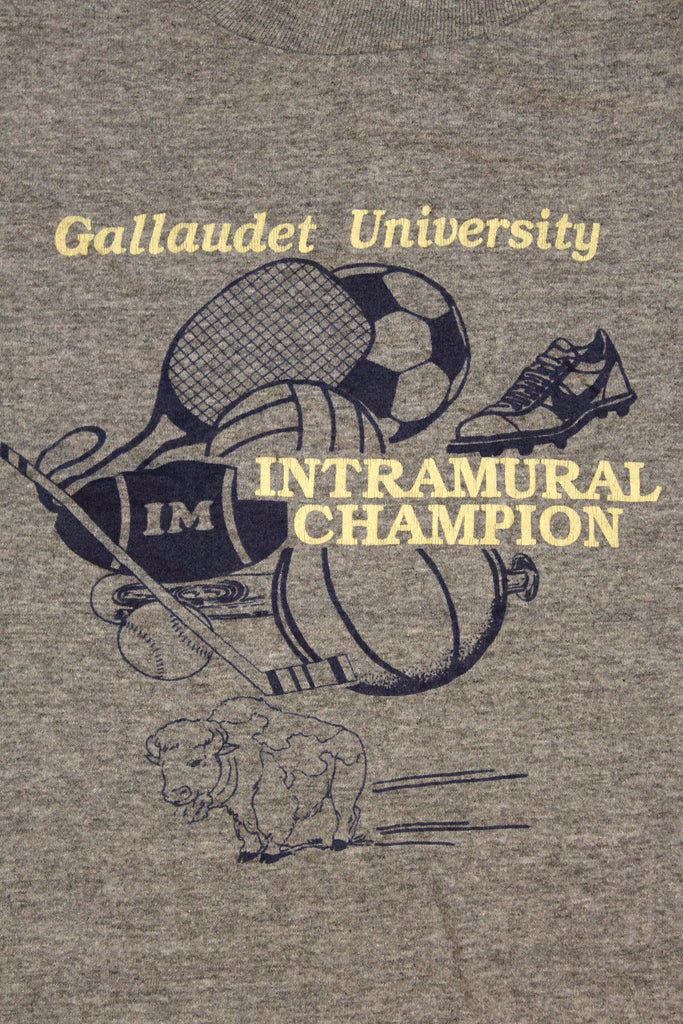 Vintage 1980's Nike Gallaudet University T-Shirt