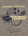 Vintage 1980's Nike Gallaudet University T-Shirt