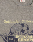 Vintage 1980's Nike Gallaudet University T-Shirt
