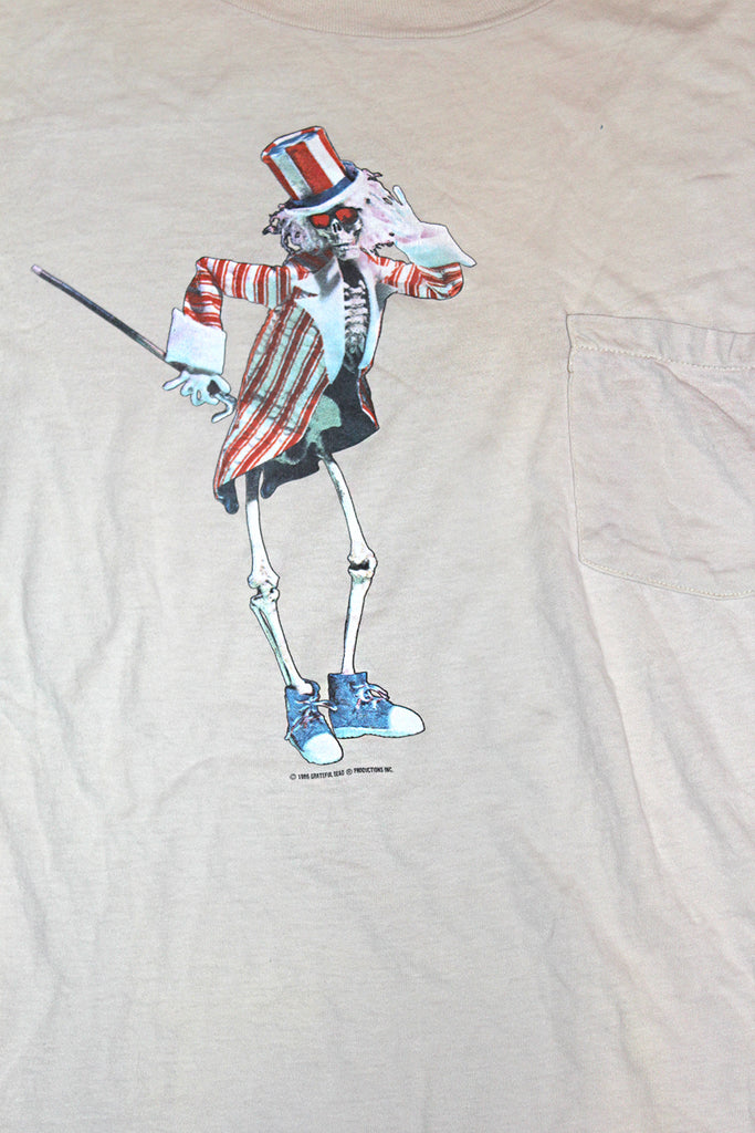 Vintage 80's Grateful Dead Uncle Sam Pocket T-Shirt