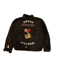 1966 vietnam war souvenir jacket tiger  dragon satin liner