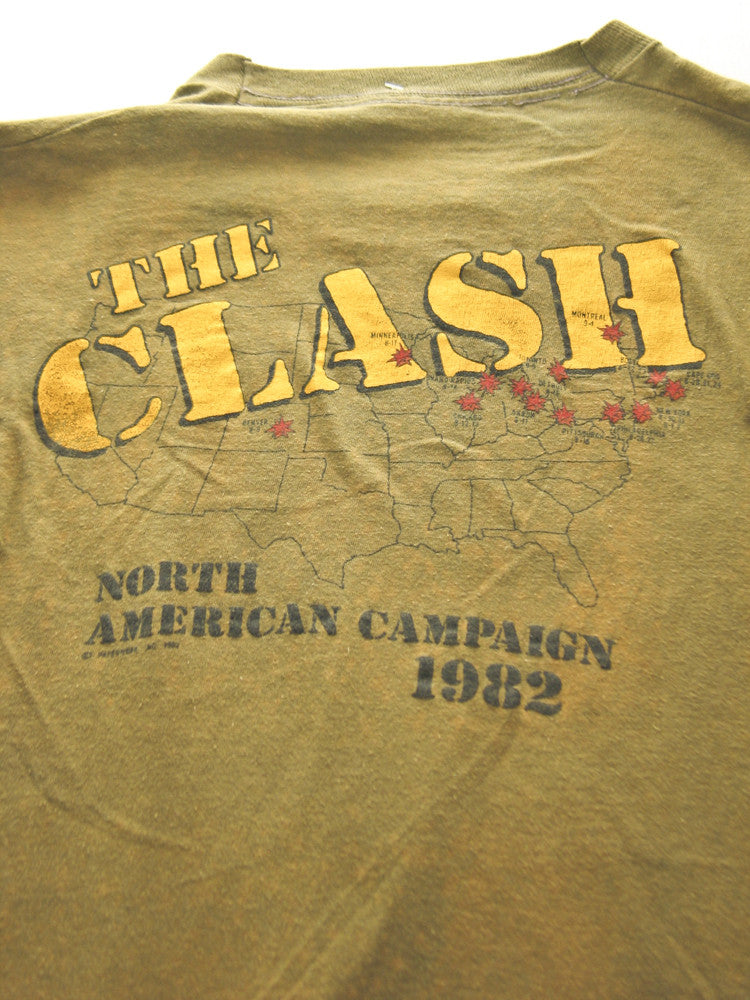 The Clash North American Tour Vintage T-Shirt 1982