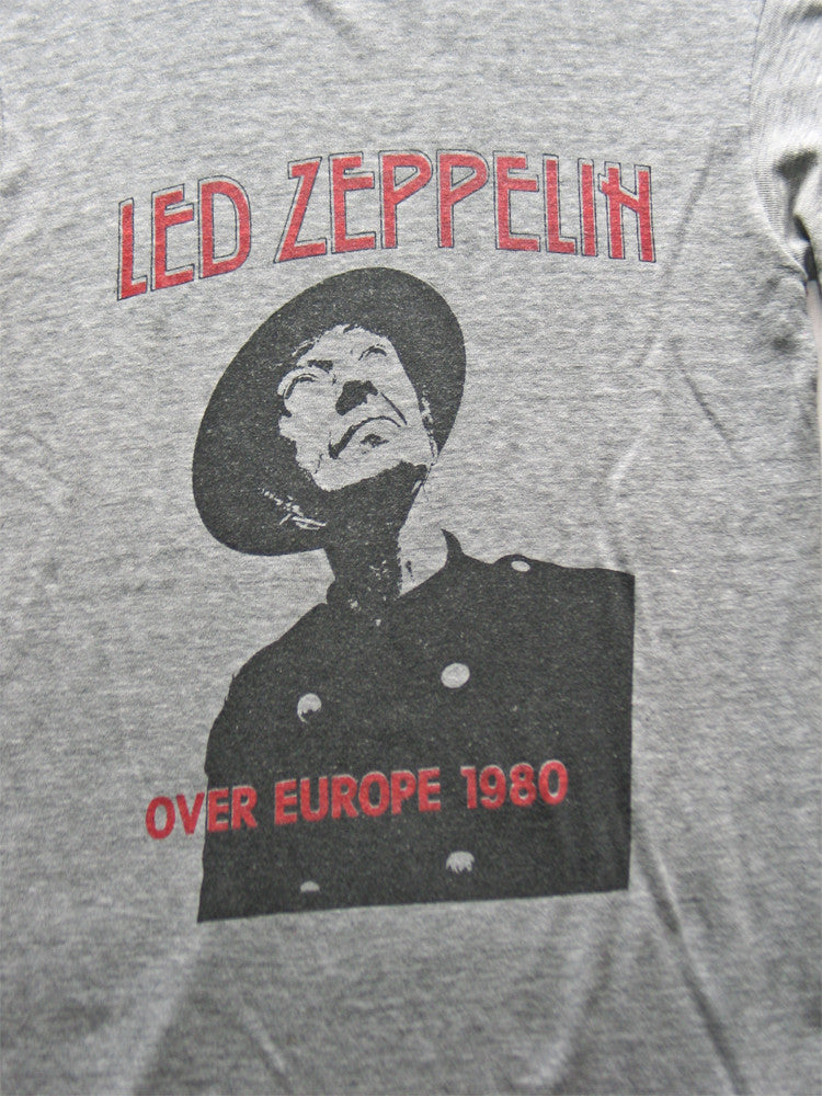 Led Zeppelin Europe Tour Vintage T-Shirt 1980 – Afterlife
