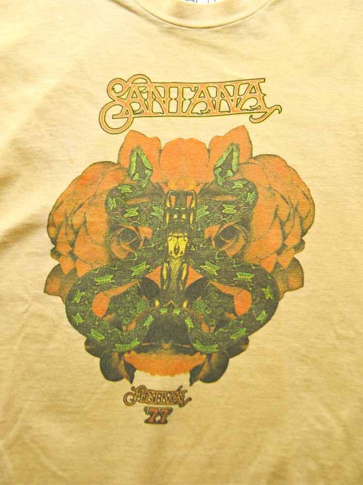 Vintage 1977 Santana Festival T-Shirt