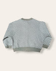 Vintage 1940’s Sage Jacquard Knit Cardigan
