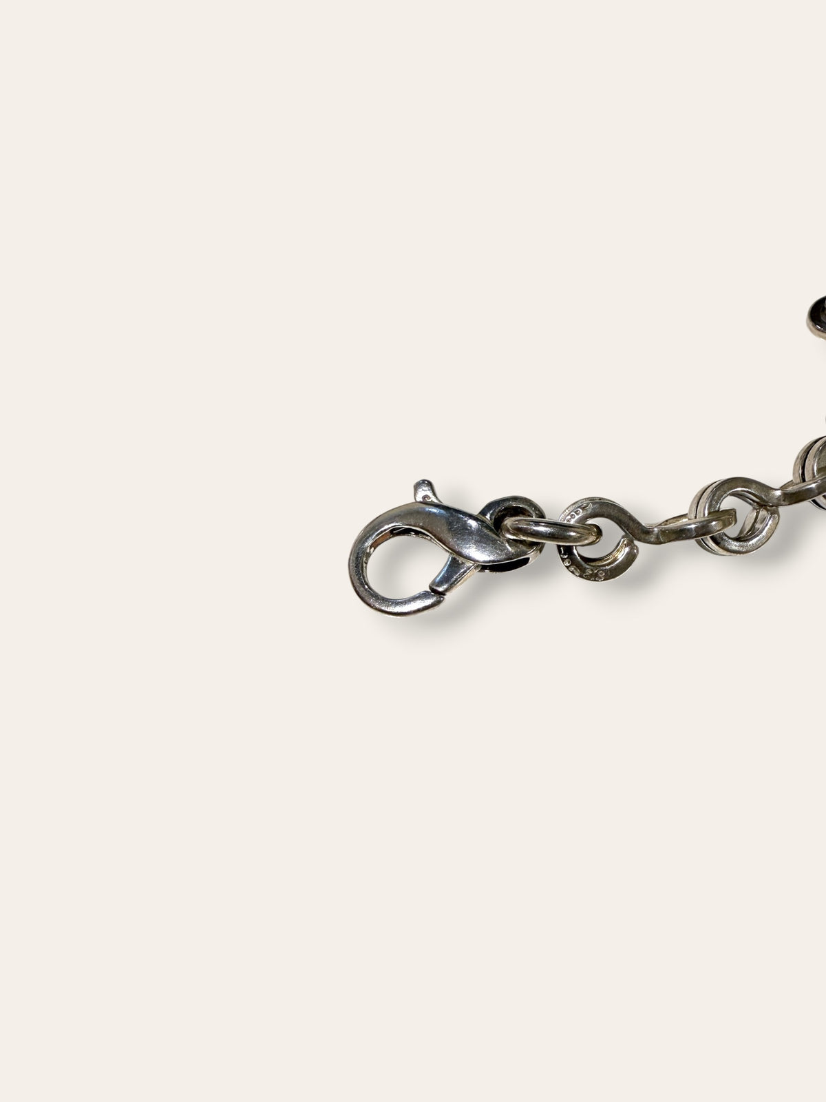 925 Sterling Silver Heavy Artisan Handmade Chain Link Bracelet | Dual Link Bracelet
