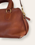 Vintage 1990’s Coach 202 Baxter Satchel Bag British Tan