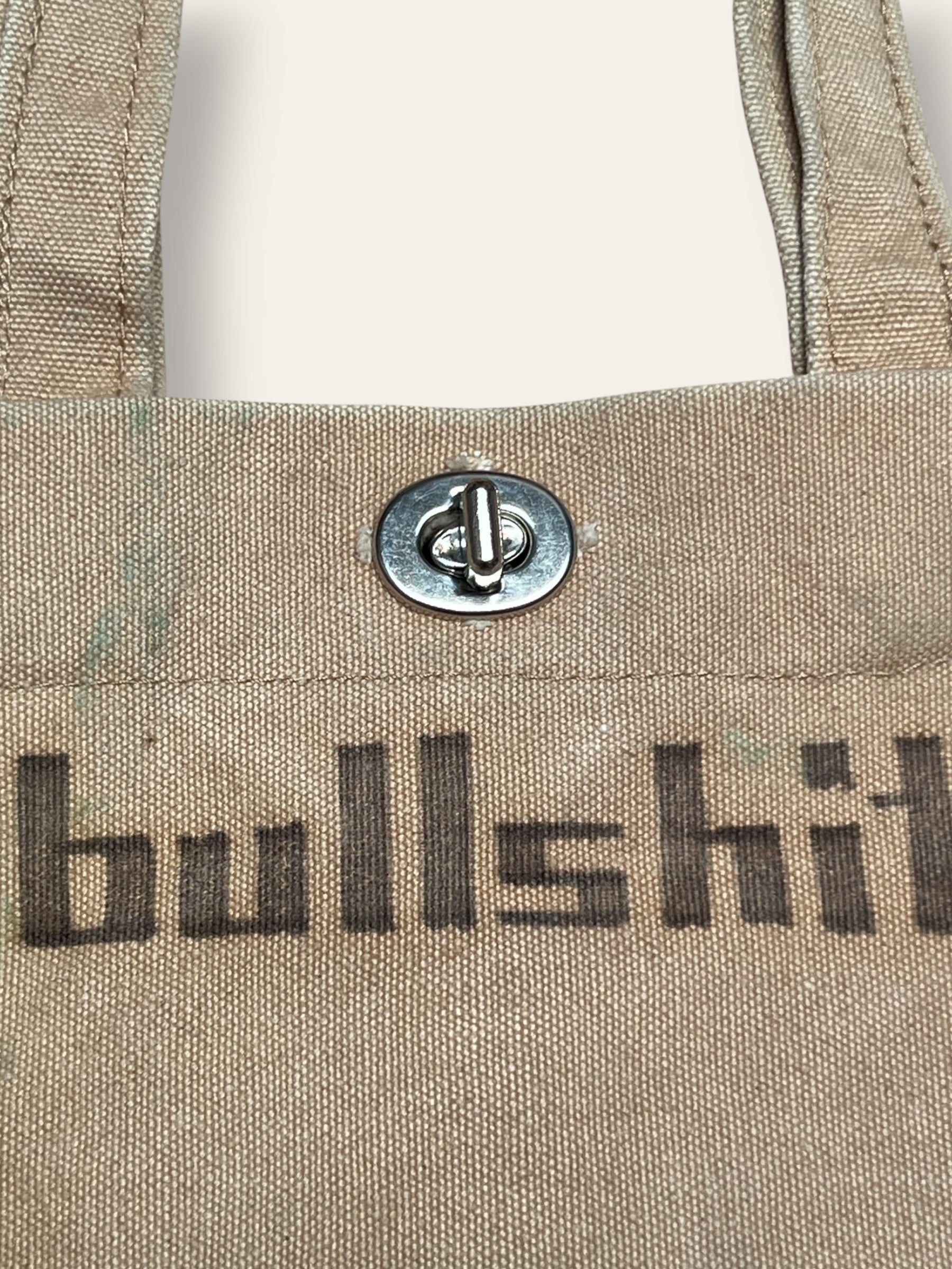 Vintage 1970’s BS Canvas Tote Bag | Original Writing