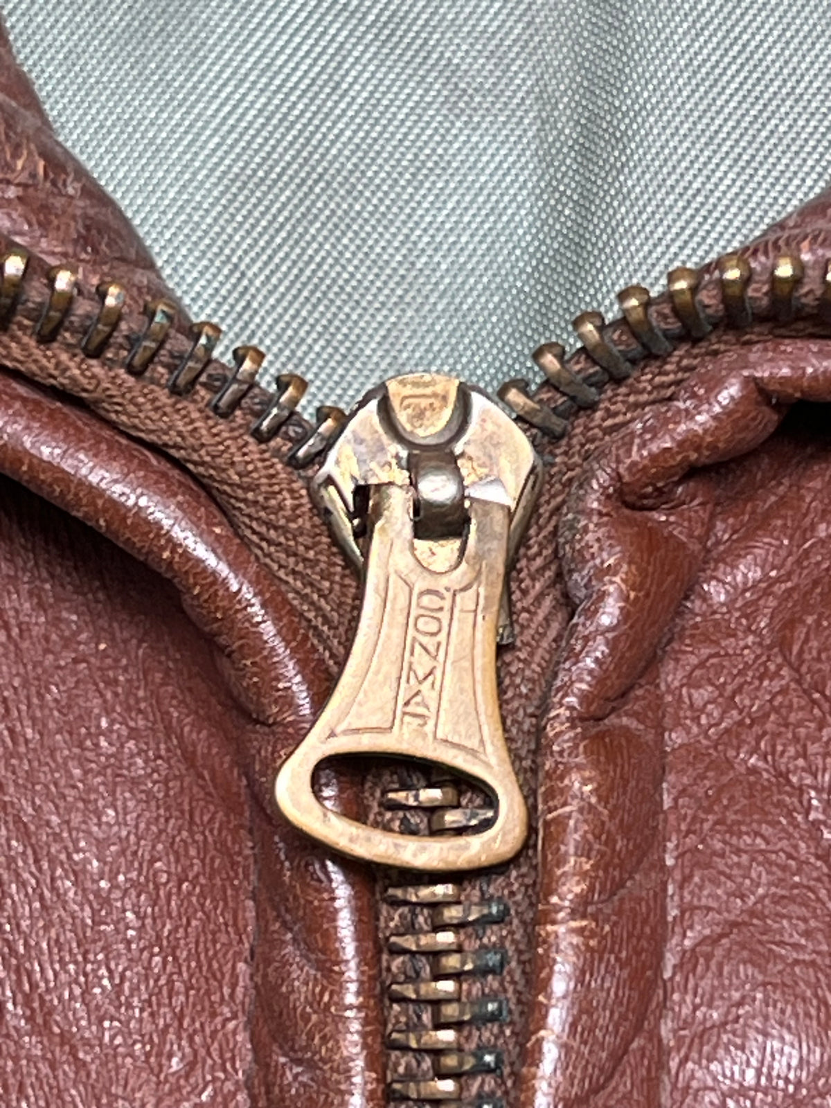 Vintage 1940s Horsehide Leather Jacket | Half Belt Leather Jacket