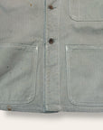 Vintage 1940’s WWII USMC P41 HBT Twill Stencil Utility Jacket