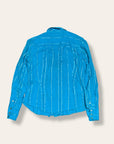 Vintage 1950’s Turquoise Fleck Miller Western Rayon Shirt