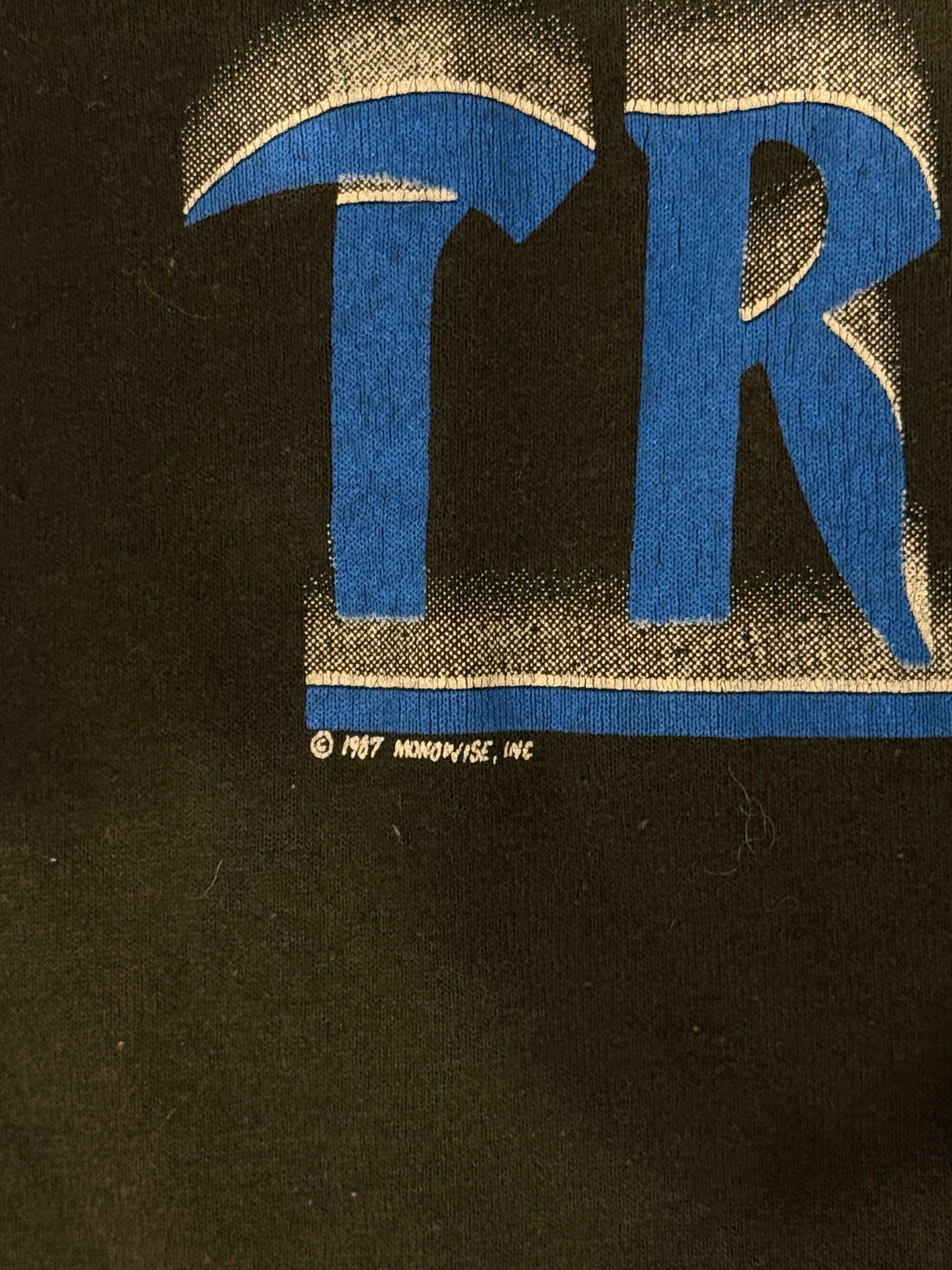 Vintage 1980s Ozzy Osbourne Randy Rhoads Tribute T-Shirt |  Rock Tee