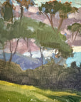2000s Jeff Yeomans Original Oil Painting | Laguna Beach California Coastal Landscape Impressionist Art