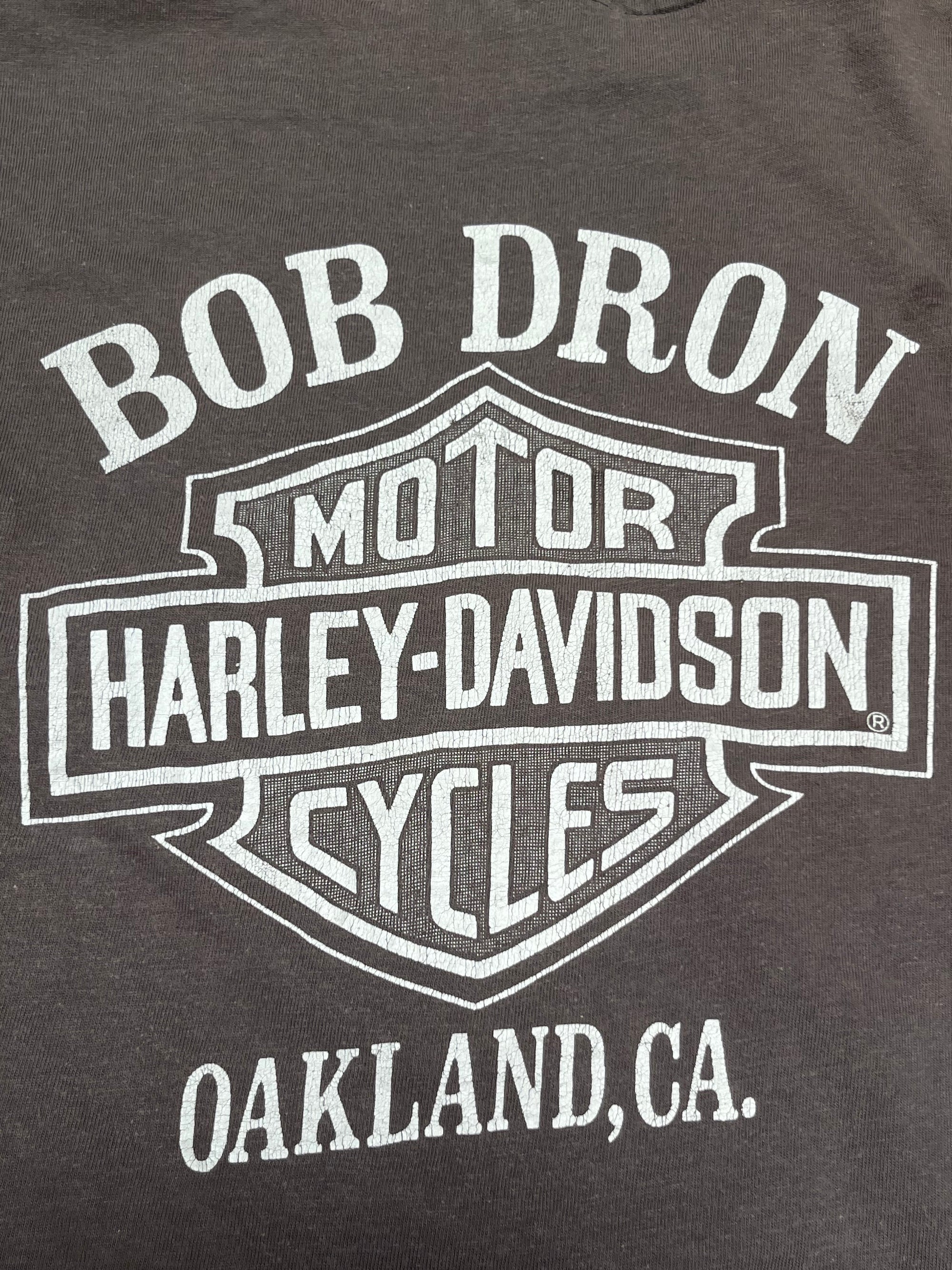Vintage 1980s Harley Davidson Eagle T-Shirt | Bob Dron Oakland Dealer Tee