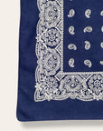 Vintage 1950’s Indigo Paisley Fast Color Bandana