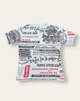 Vintage 1970’s Levi’s All Over Print T-Shirt | Rare Size XL