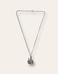 Vintage Sterling Silver Ship Necklace | Sterling Silver Charm Necklace