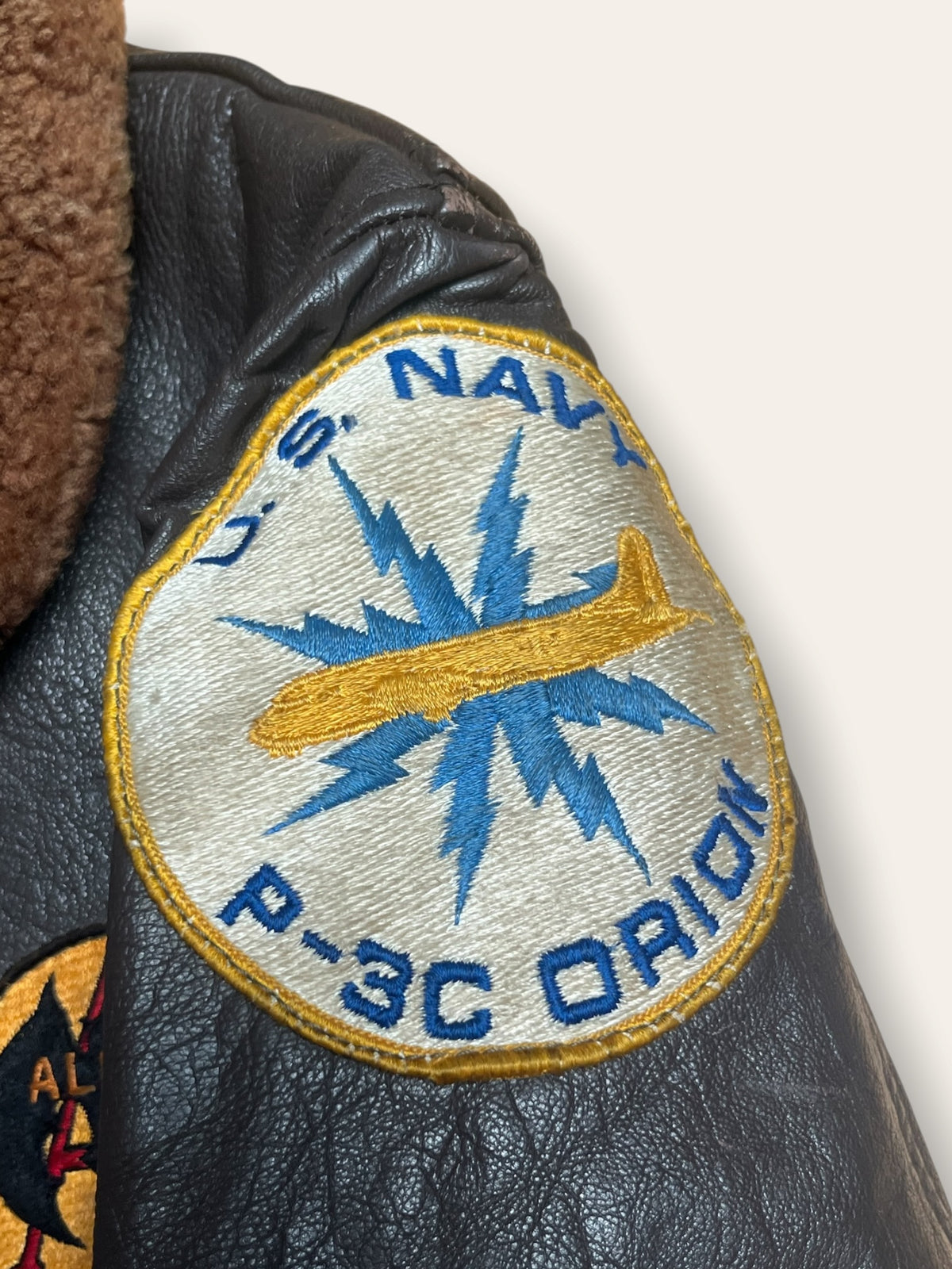 Vintage 1960s Vietnam War US Navy G-1 Goatskin Bomber Jacket | Star Sportswear | 1969 Leather Jacket Sz 38
