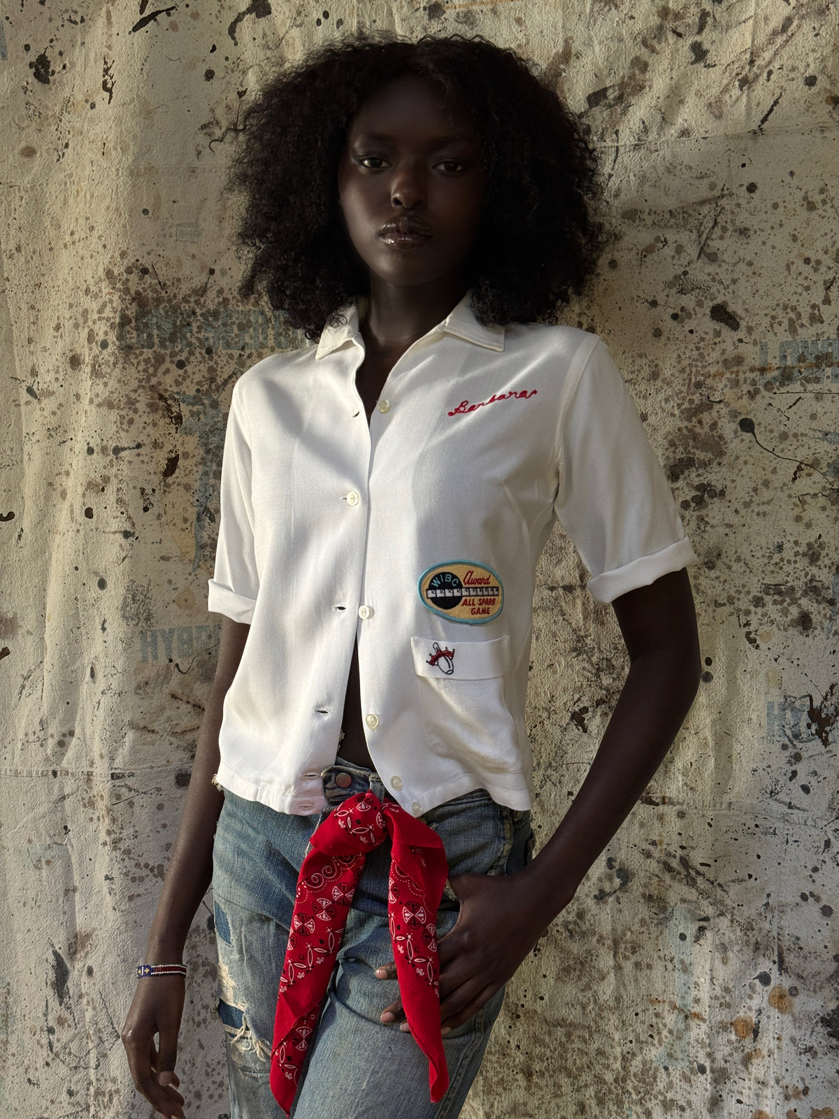 Vintage 1950’s Rayon Bowling Shirt