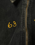 Vintage 1963 Corduroy School Sport Chain Stitch Jacket
