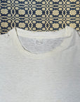 Vintage 1960’s Diamond Cotton T-Shirt | Heritage Blank Antique White Undershirt