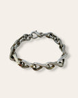 925 Sterling Silver Heavy Artisan Handmade Chain Link Bracelet