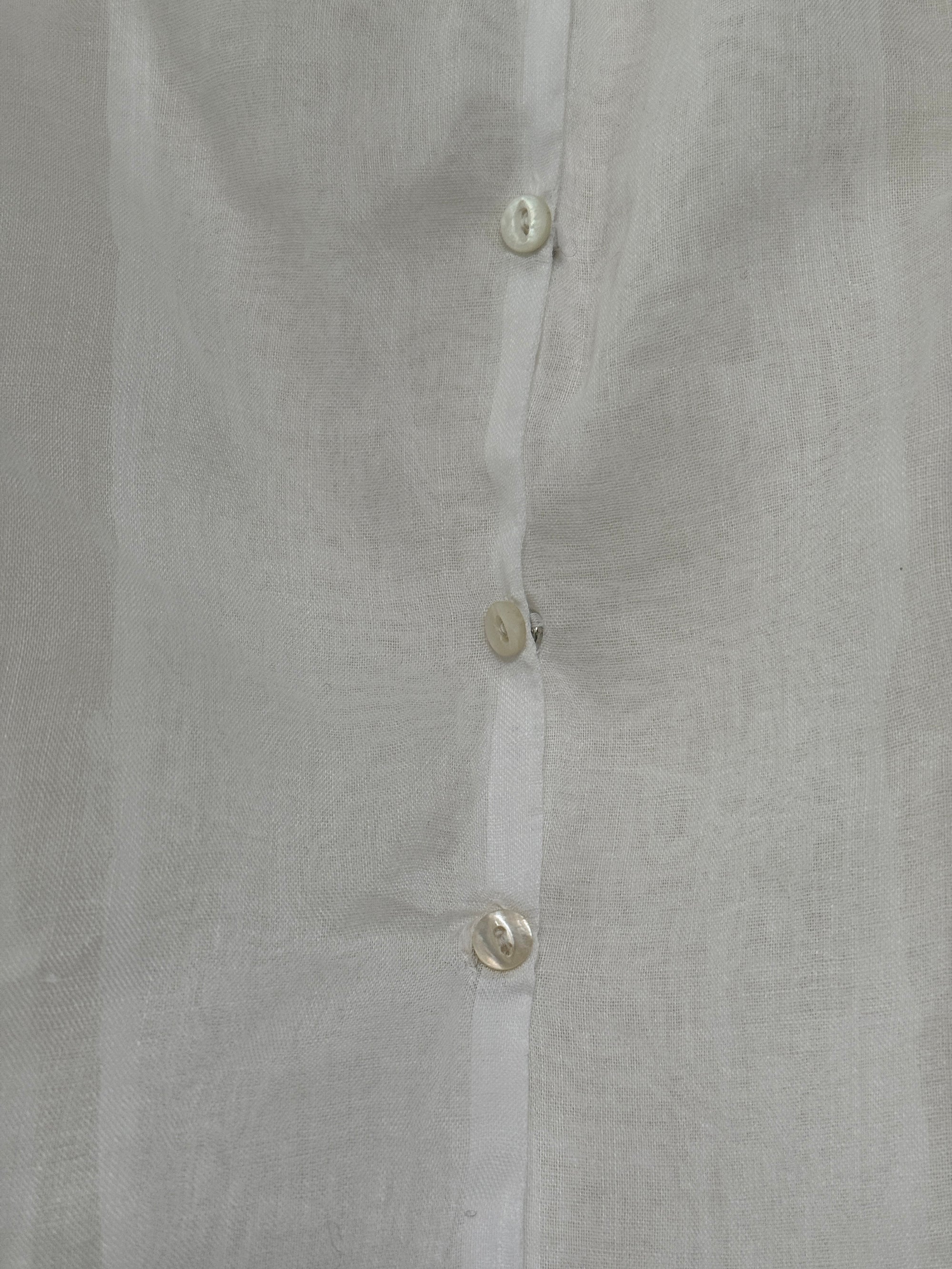 Vintage Edwardian Organza Cotton Blouse