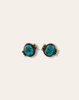 Vintage Turquoise Sterling Silver Post Earrings