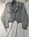 Vintage 1940’s Railroad Engineer Stripe Denim Jacket