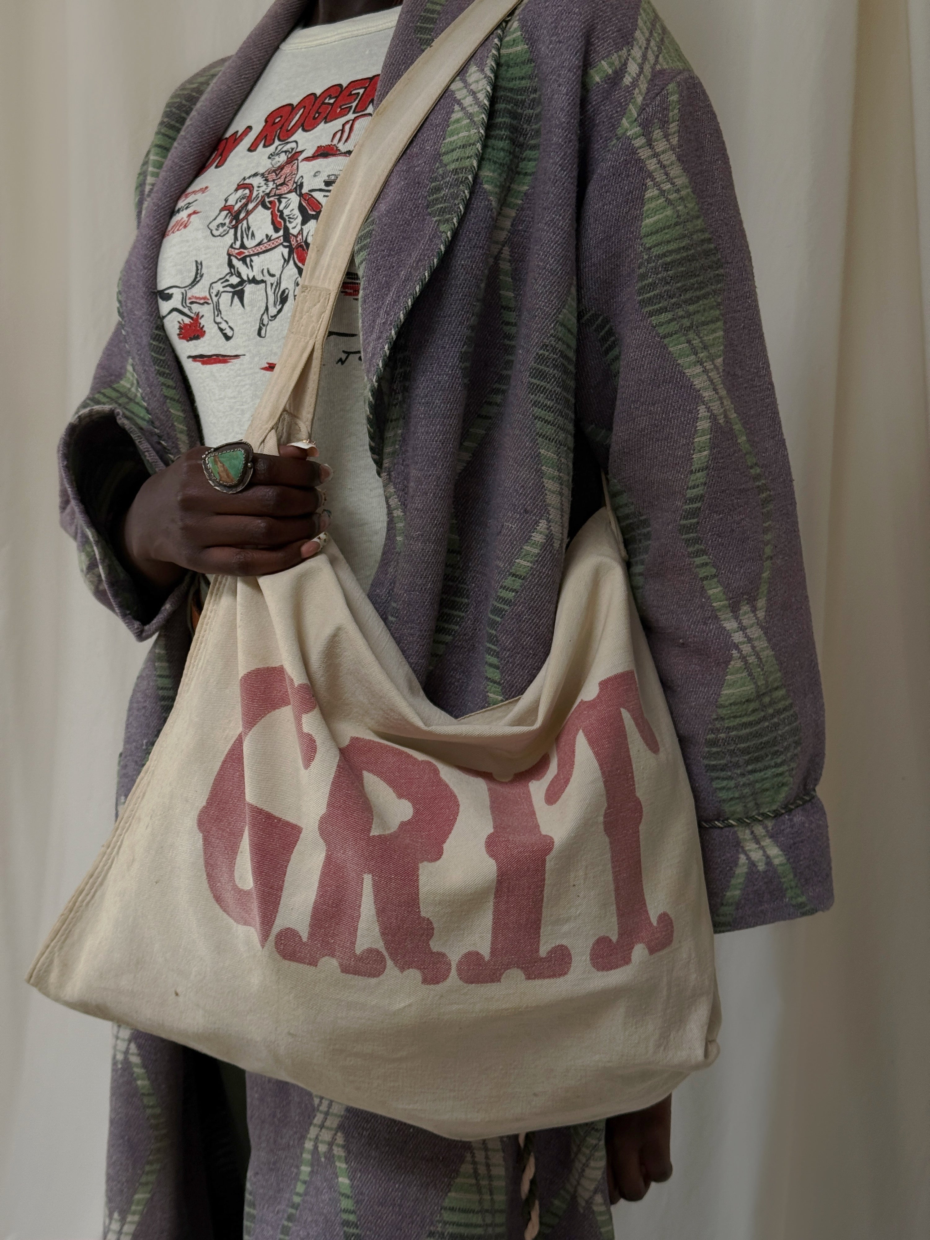 Vintage 1930's Grit Newspaper Bag – Afterlife Boutique