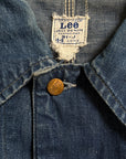 Vintage 1950’s LEE 91-J Denim Chore Jacket Size 44L