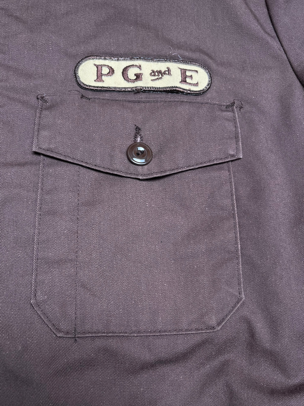 Vintage 1970s PG&amp;E Work Jacket | Vintage Workwear