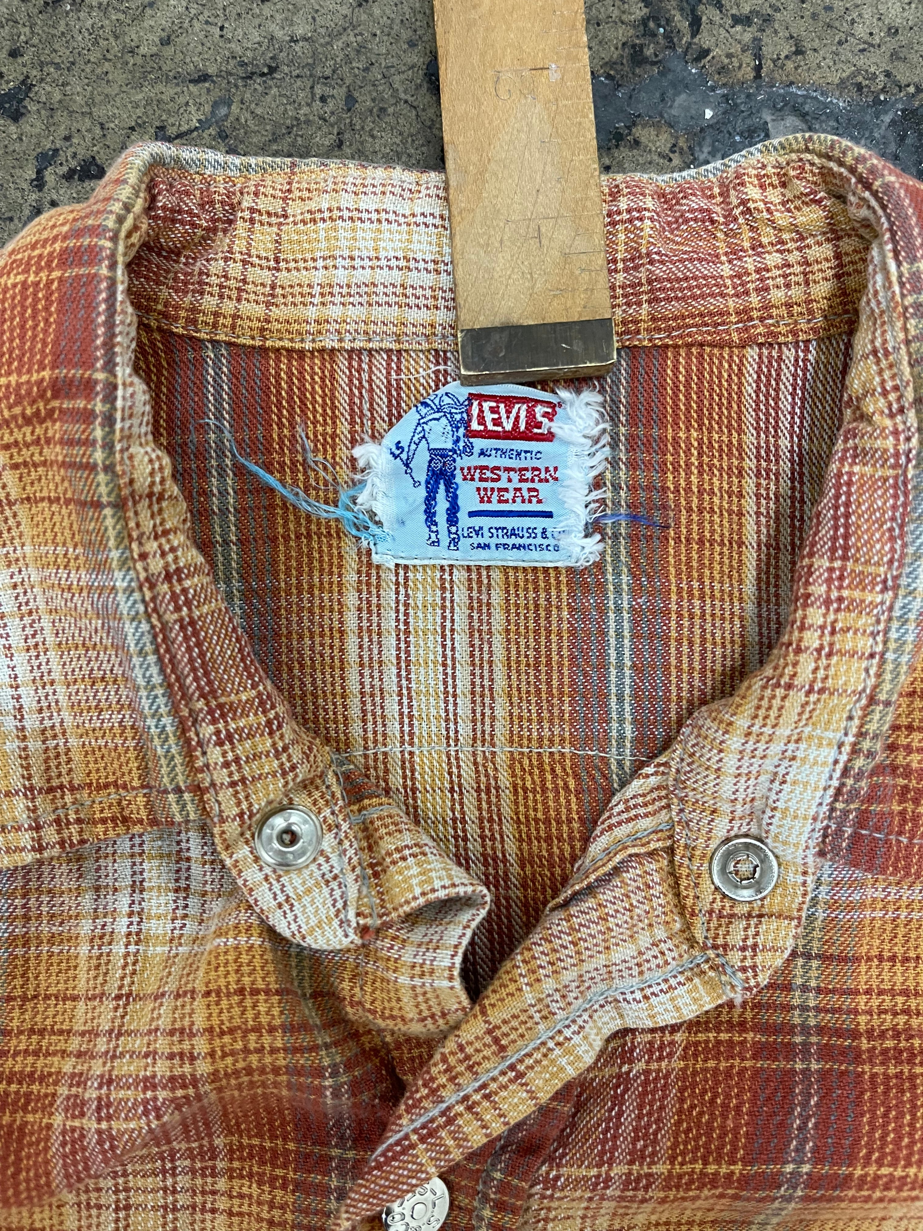 Vintage 1950 s Levi s Saddleman Flannel Shirt