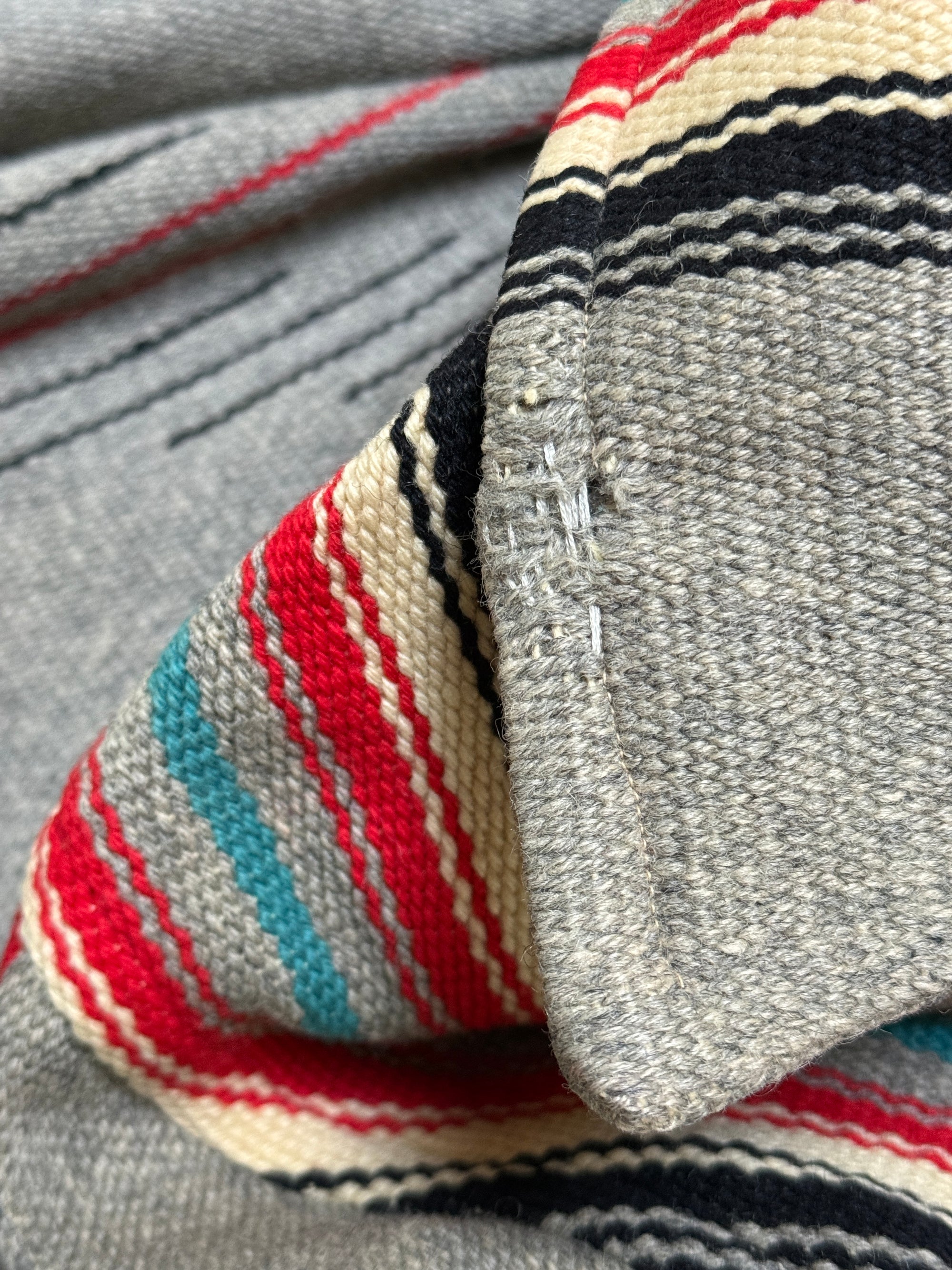 Vintage 1940’s Chimayo Ganscraft Woven Jacket | Southwest Hand Woven Wool Jacket