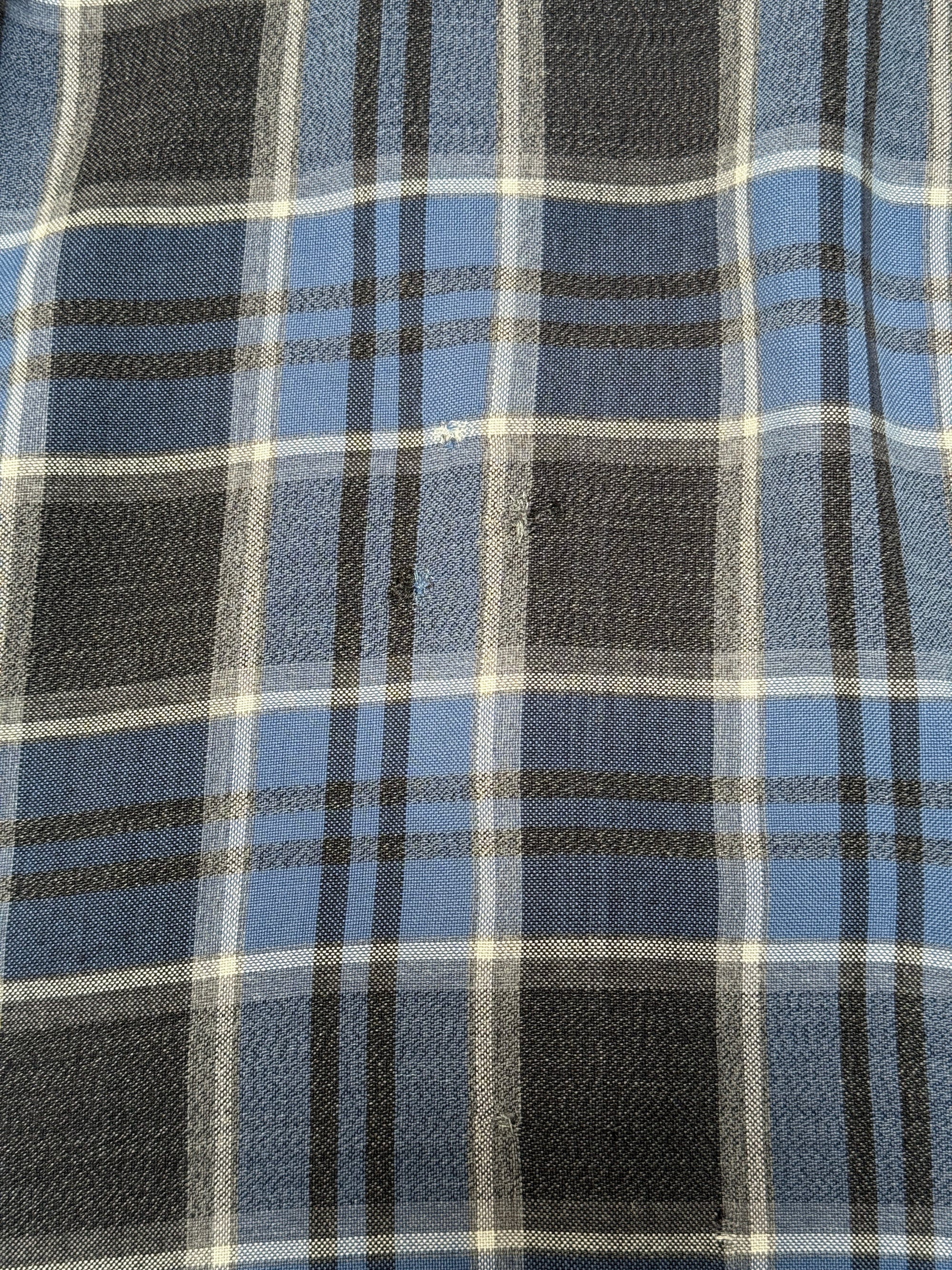 Vintage 1950’s Campus Rayon Plaid Shirt